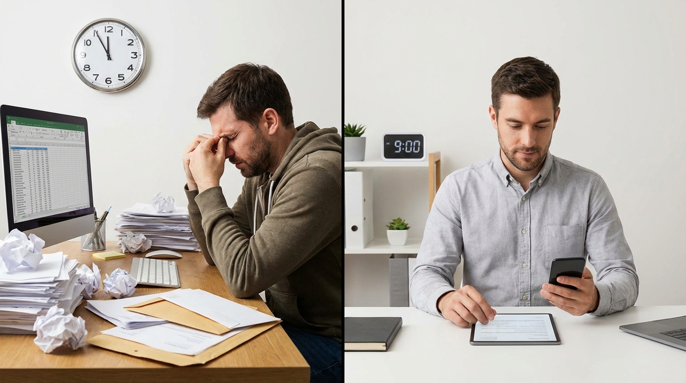 Dirigeant calculant le coût réel de la gestion de son site internet