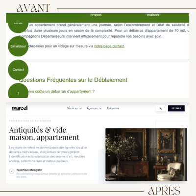 Refonte site internet entreprise inefficace